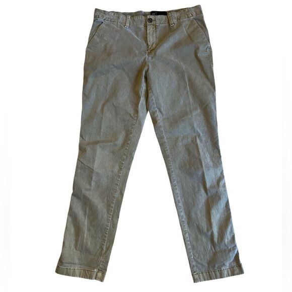 Gap Women's Girlfriend Chino Pants Green Size 4 - Picture 2 of 7